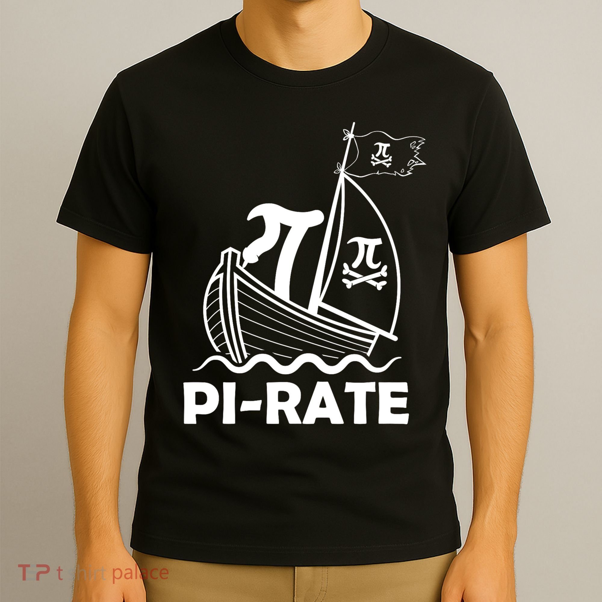 Funny Pi-rate Math Teacher Pi Day T-Shirt