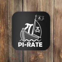Funny Pi-rate Math Teacher Pi Day Coaster thumb 0