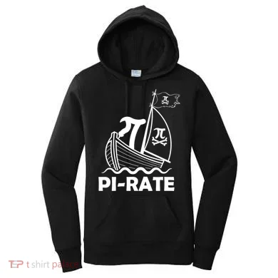 Funny Pi-rate Math Teacher Pi Day Women's Hoodie