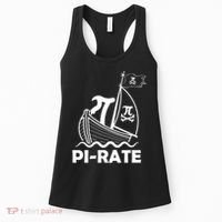 Funny Pi-rate Math Teacher Pi Day Women's Tank Top thumb 0