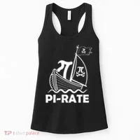 Funny Pi-rate Math Teacher Pi Day Women's Tank Top thumb 0