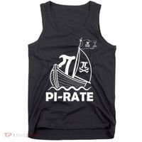Funny Pi-rate Math Teacher Pi Day Tank Top thumb 0