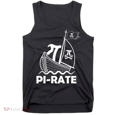 Funny Pi-rate Math Teacher Pi Day Tank Top