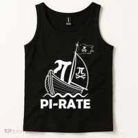 Funny Pi-rate Math Teacher Pi Day Tank Top thumb 2