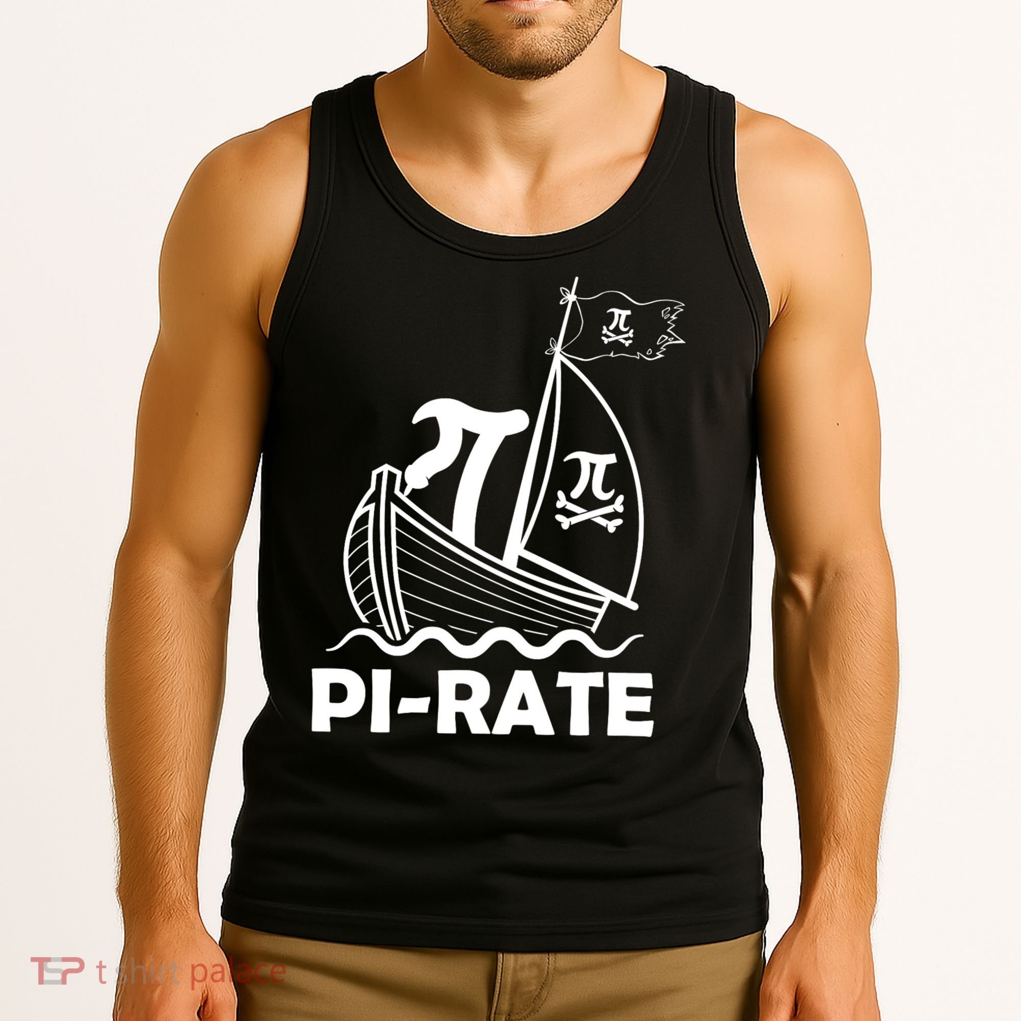 Funny Pi-rate Math Teacher Pi Day Tank Top