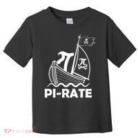 Funny Pi-rate Math Teacher Pi Day Toddler T-Shirt thumb 0