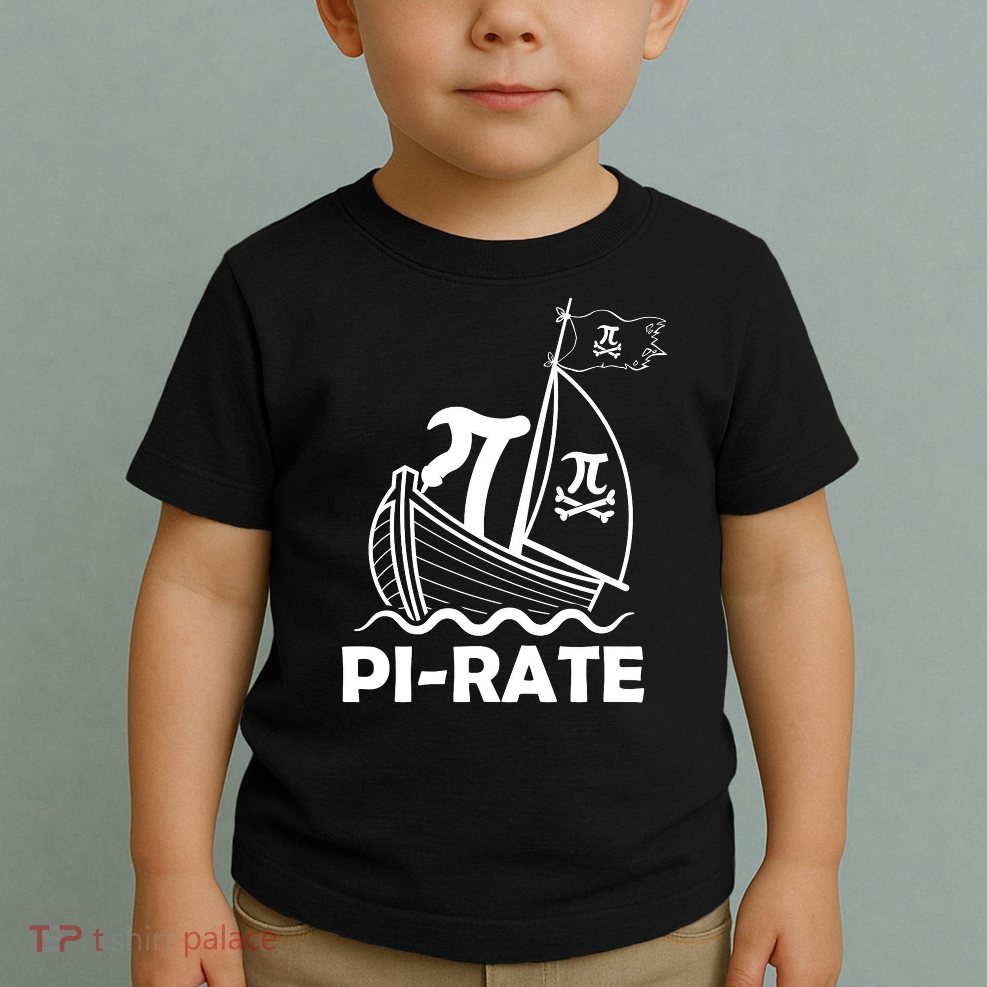 Funny Pi-rate Math Teacher Pi Day Toddler T-Shirt