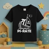 Funny Pi-rate Math Teacher Pi Day Toddler T-Shirt thumb 3