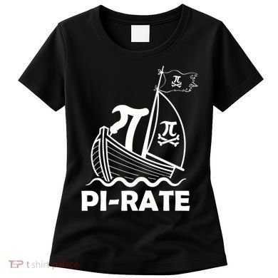 Funny Pi-rate Math Teacher Pi Day Women's T-Shirt