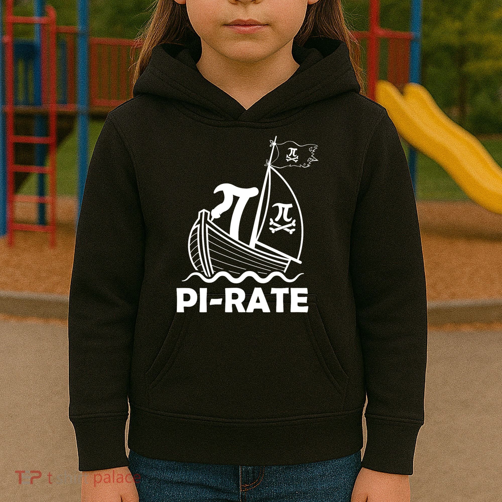 Funny Pi-rate Math Teacher Pi Day Kids Hoodie