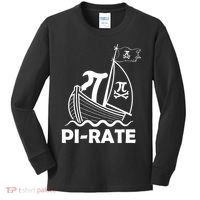 Funny Pi-rate Math Teacher Pi Day Kids Long Sleeve Shirt thumb 0