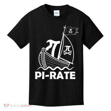 Funny Pi-rate Math Teacher Pi Day Kids T-Shirt