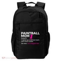 Funny Paintball Mom Definition Son's Biggest Fan Gift Backpack thumb 0