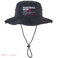 Funny Paintball Mom Definition Son's Biggest Fan Gift Bucket Hat thumb 0