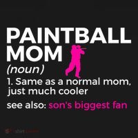 Funny Paintball Mom Definition Son's Biggest Fan Gift Women's Hoodie thumb 2