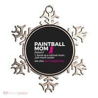 Funny Paintball Mom Definition Son's Biggest Fan Gift Ornament thumb 0