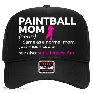 Funny Paintball Mom Definition Son's Biggest Fan Gift Hat