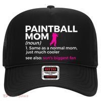 Funny Paintball Mom Definition Son's Biggest Fan Gift Hat thumb 0