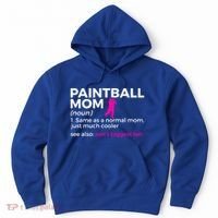 Funny Paintball Mom Definition Son's Biggest Fan Gift Hoodie thumb 0