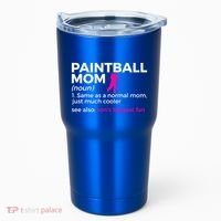 Funny Paintball Mom Definition Son's Biggest Fan Gift Tumbler thumb 0