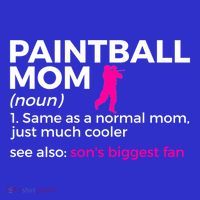 Funny Paintball Mom Definition Son's Biggest Fan Gift Tank Top thumb 6