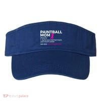 Funny Paintball Mom Definition Son's Biggest Fan Gift Visor thumb 0