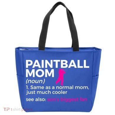 Funny Paintball Mom Definition Son's Biggest Fan Gift Tote Bag