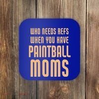 Funny Paintball Mom Mother Paintballer Gift Coaster thumb 0