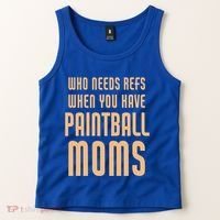 Funny Paintball Mom Mother Paintballer Gift Tank Top thumb 2