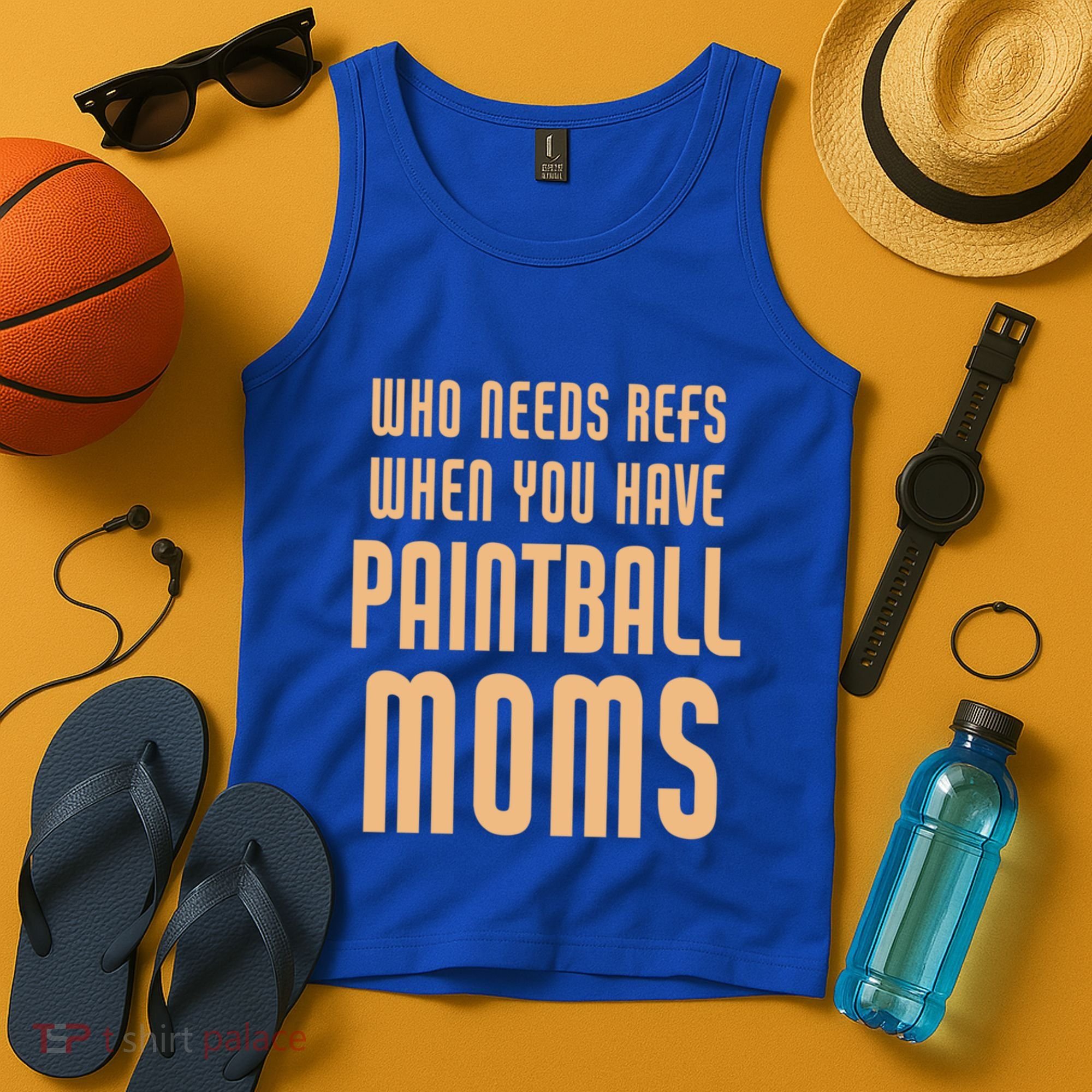 Funny Paintball Mom Mother Paintballer Gift Tank Top
