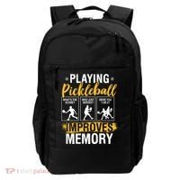 Funny Pickleball Memory Graphic Pickleball Player Backpack thumb 0