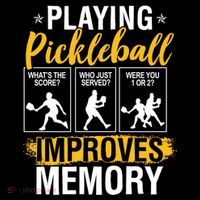 Funny Pickleball Memory Graphic Pickleball Player Backpack thumb 2
