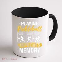 Funny Pickleball Memory Graphic Pickleball Player Coffee Mug thumb 1