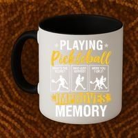 Funny Pickleball Memory Graphic Pickleball Player Coffee Mug thumb 2