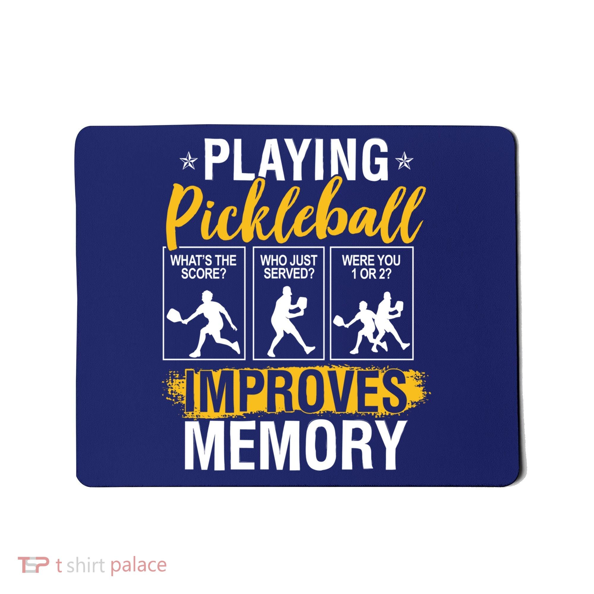 Funny Pickleball Memory Graphic Pickleball Player Mousepad