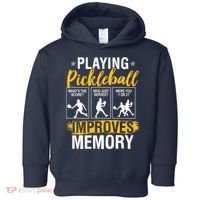 Funny Pickleball Memory Graphic Pickleball Player Toddler Hoodie thumb 0