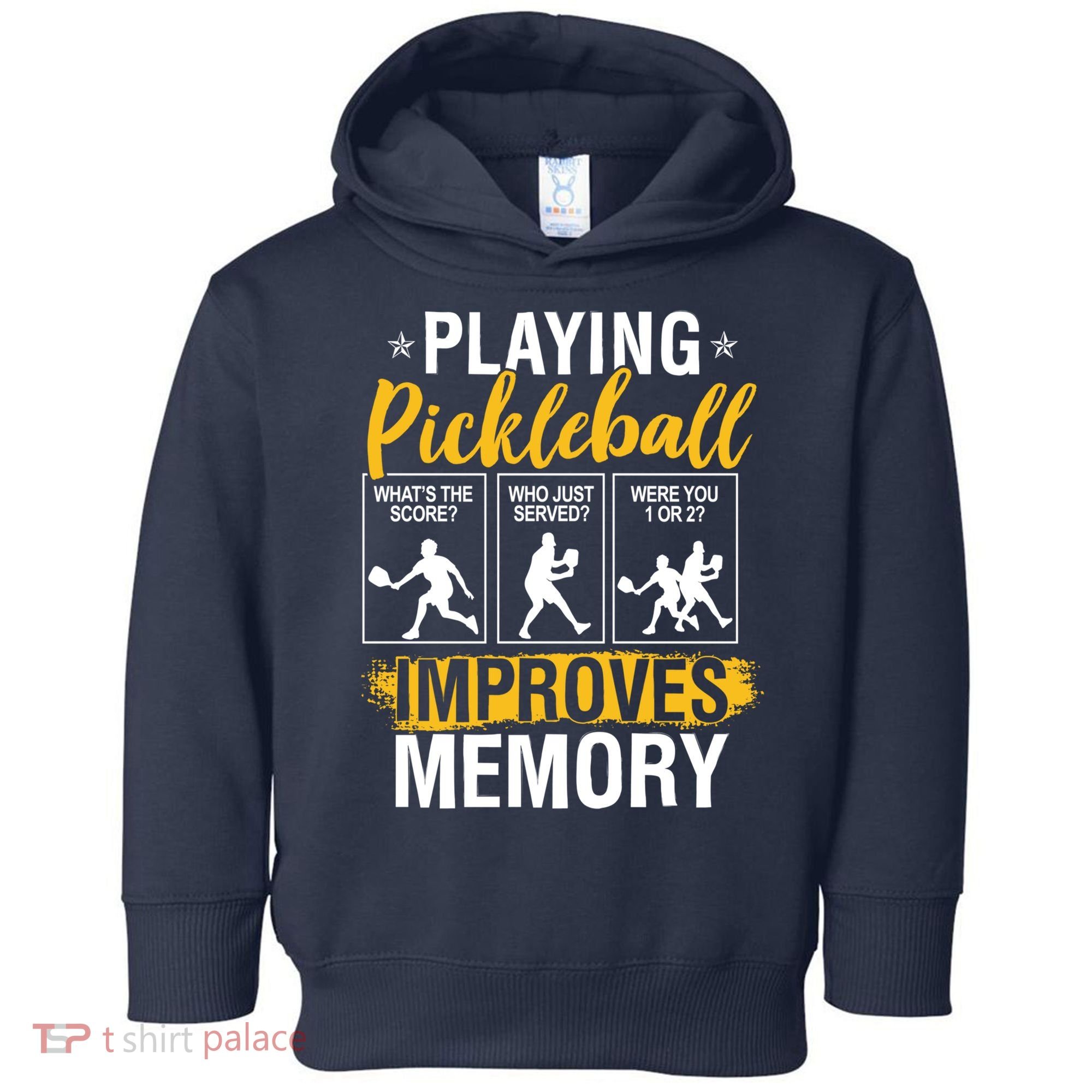 Funny Pickleball Memory Graphic Pickleball Player Toddler Hoodie