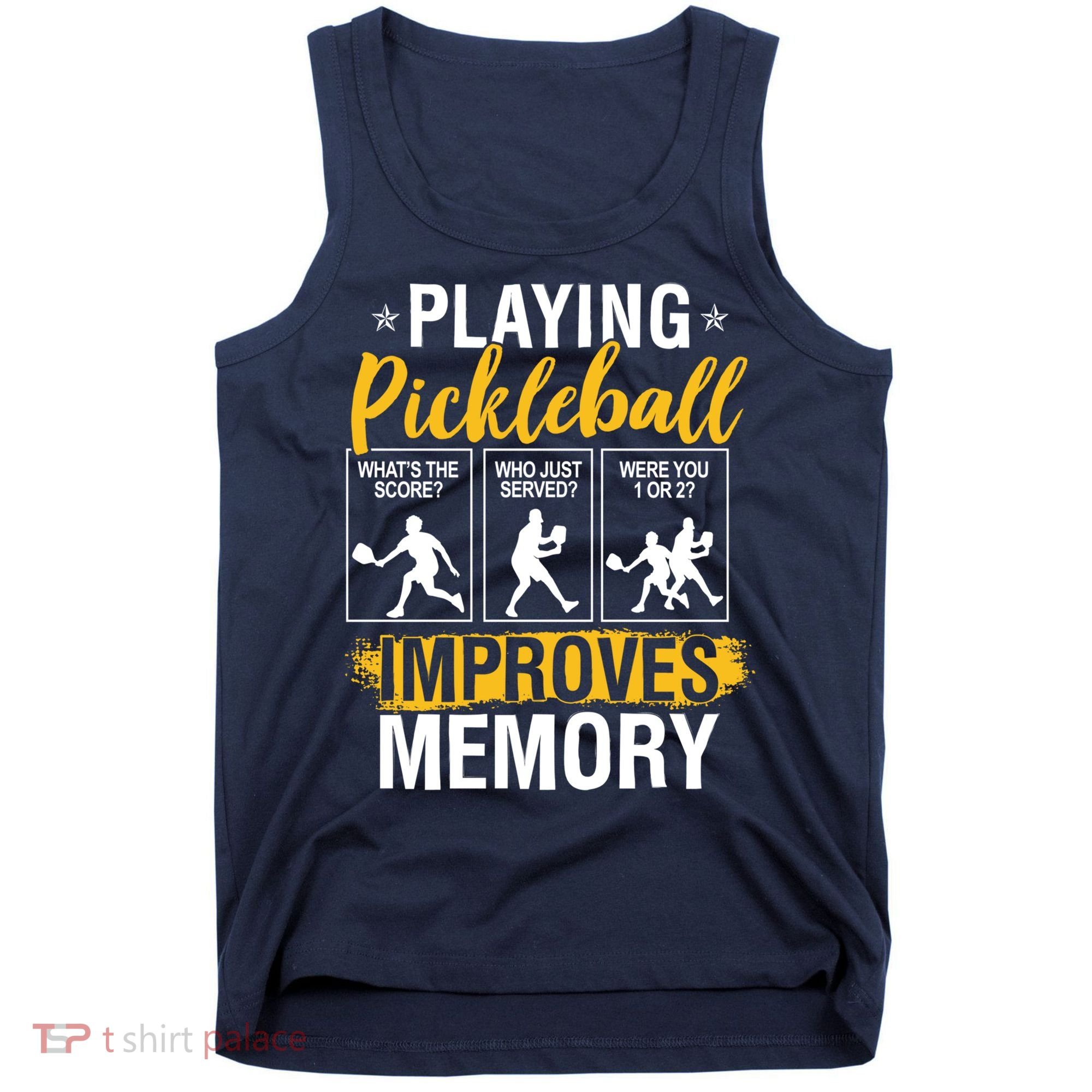 Funny Pickleball Memory Graphic Pickleball Player Tank Top