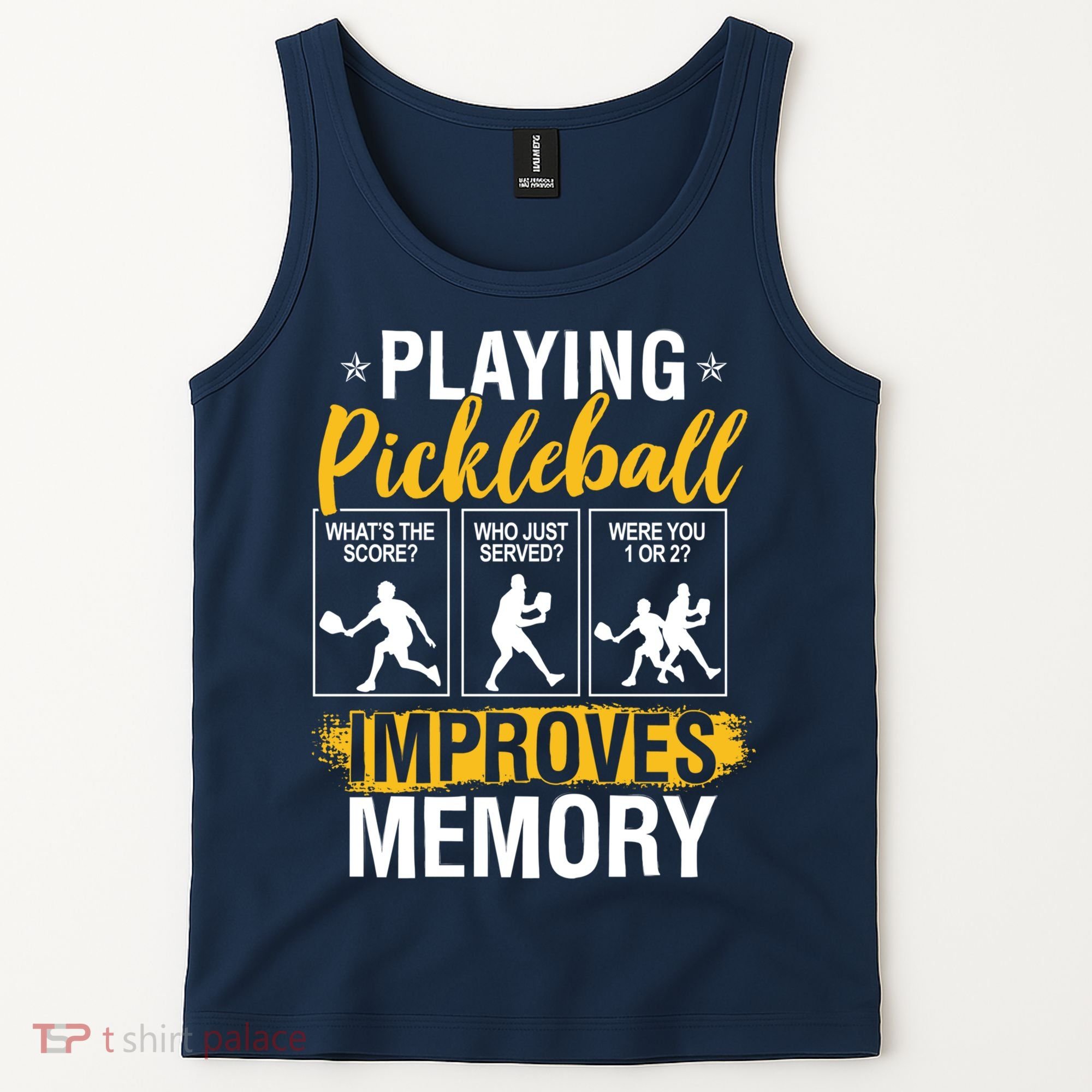 Funny Pickleball Memory Graphic Pickleball Player Tank Top