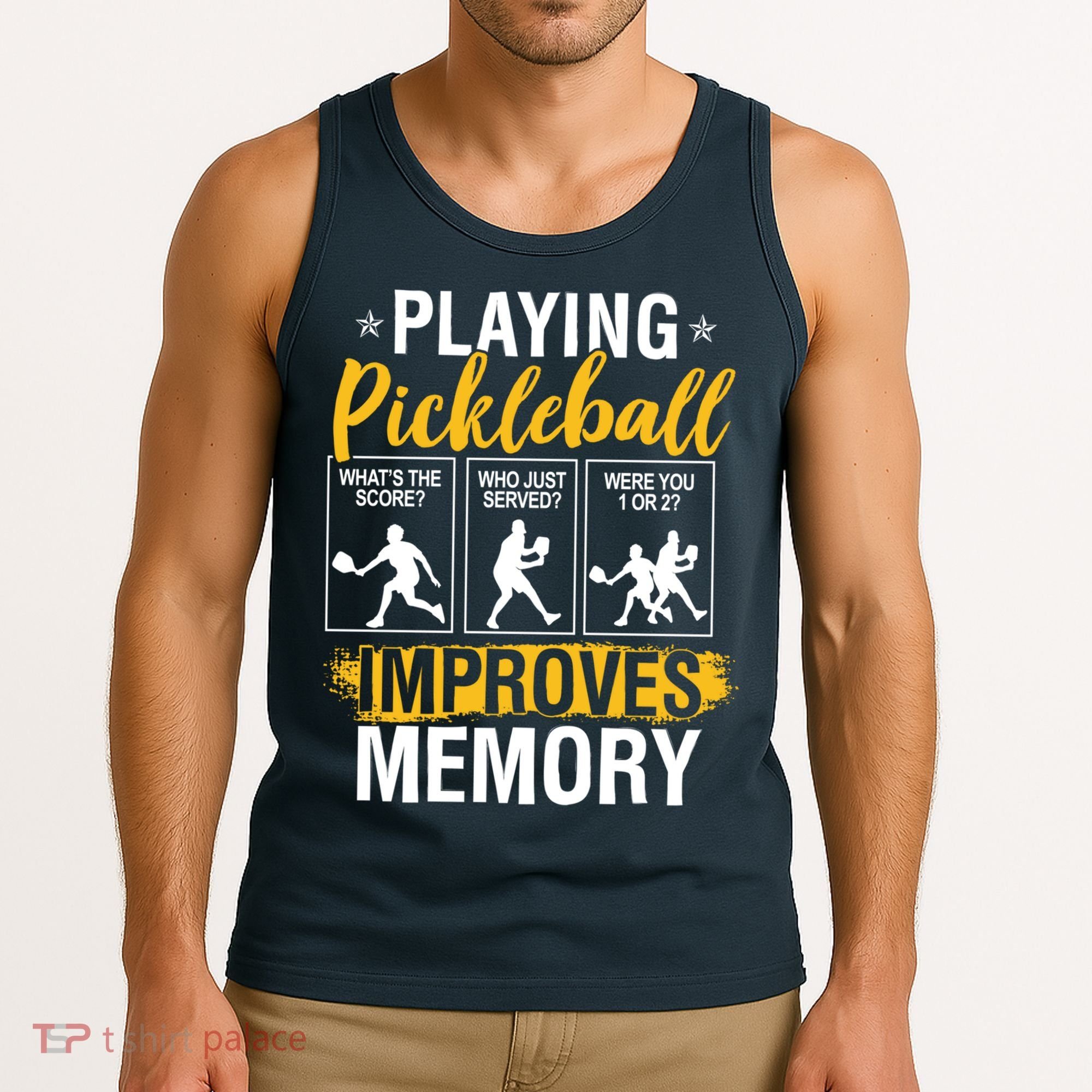 Funny Pickleball Memory Graphic Pickleball Player Tank Top