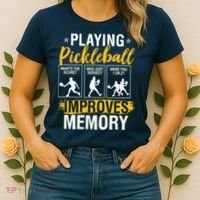 Funny Pickleball Memory Graphic Pickleball Player Women's T-Shirt thumb 2
