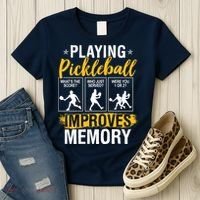 Funny Pickleball Memory Graphic Pickleball Player Women's T-Shirt thumb 3