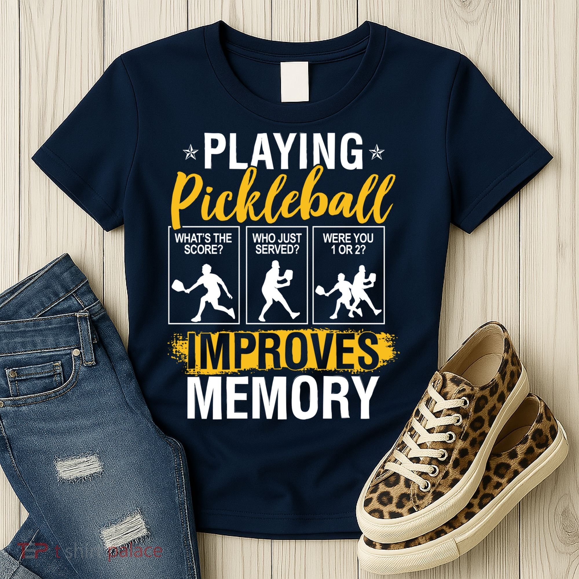Funny Pickleball Memory Graphic Pickleball Player Women's T-Shirt