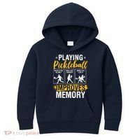 Funny Pickleball Memory Graphic Pickleball Player Kids Hoodie thumb 0