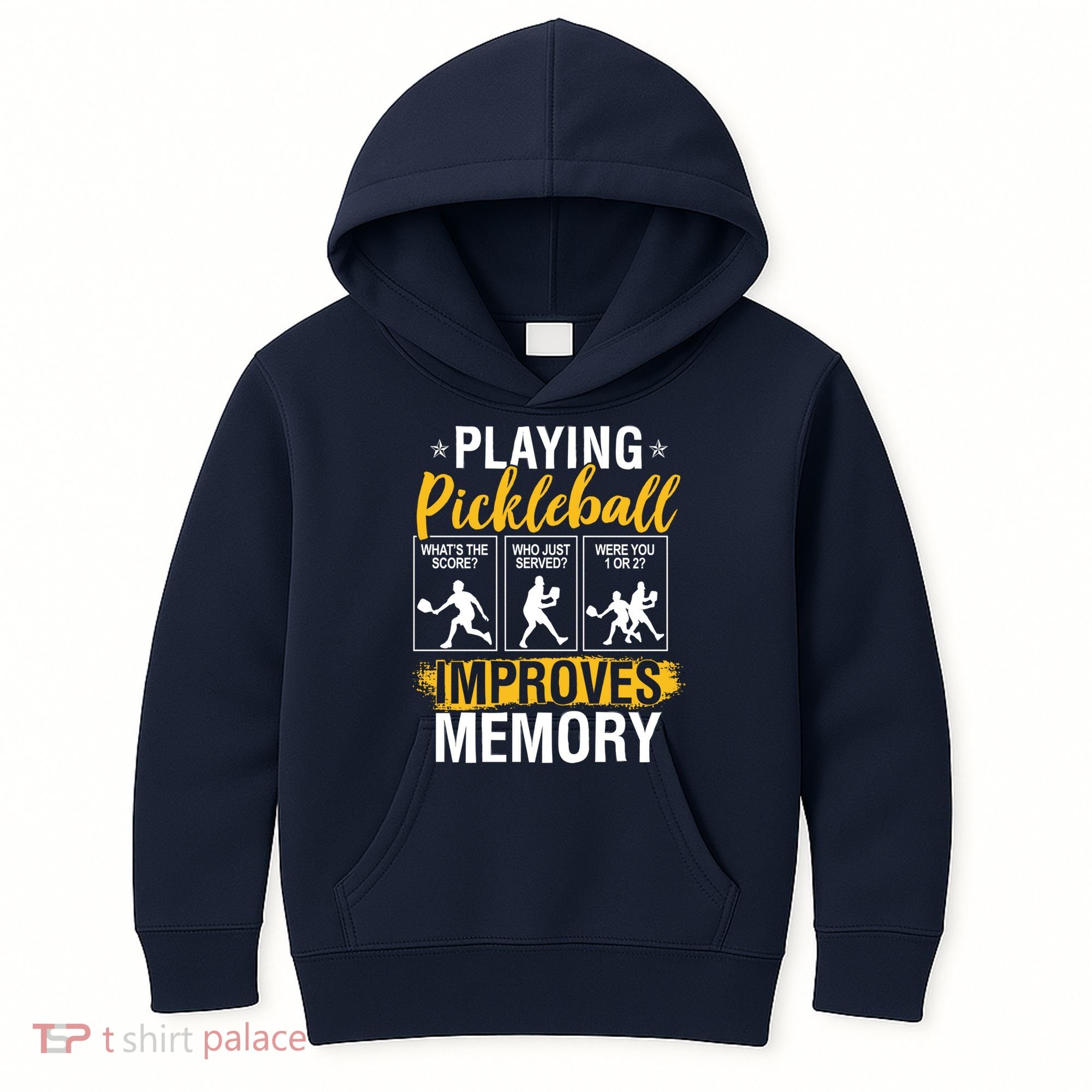 Funny Pickleball Memory Graphic Pickleball Player Kids Hoodie
