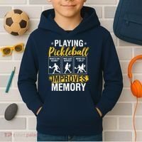 Funny Pickleball Memory Graphic Pickleball Player Kids Hoodie thumb 2