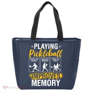 Funny Pickleball Memory Graphic Pickleball Player Tote Bag