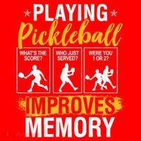 Funny Pickleball Memory Graphic Pickleball Player Santa Hat thumb 1