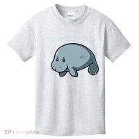 Floaty Potato Manatee Chubby Mermaid Funny Sea Cow Animal Kids T-Shirt thumb 0