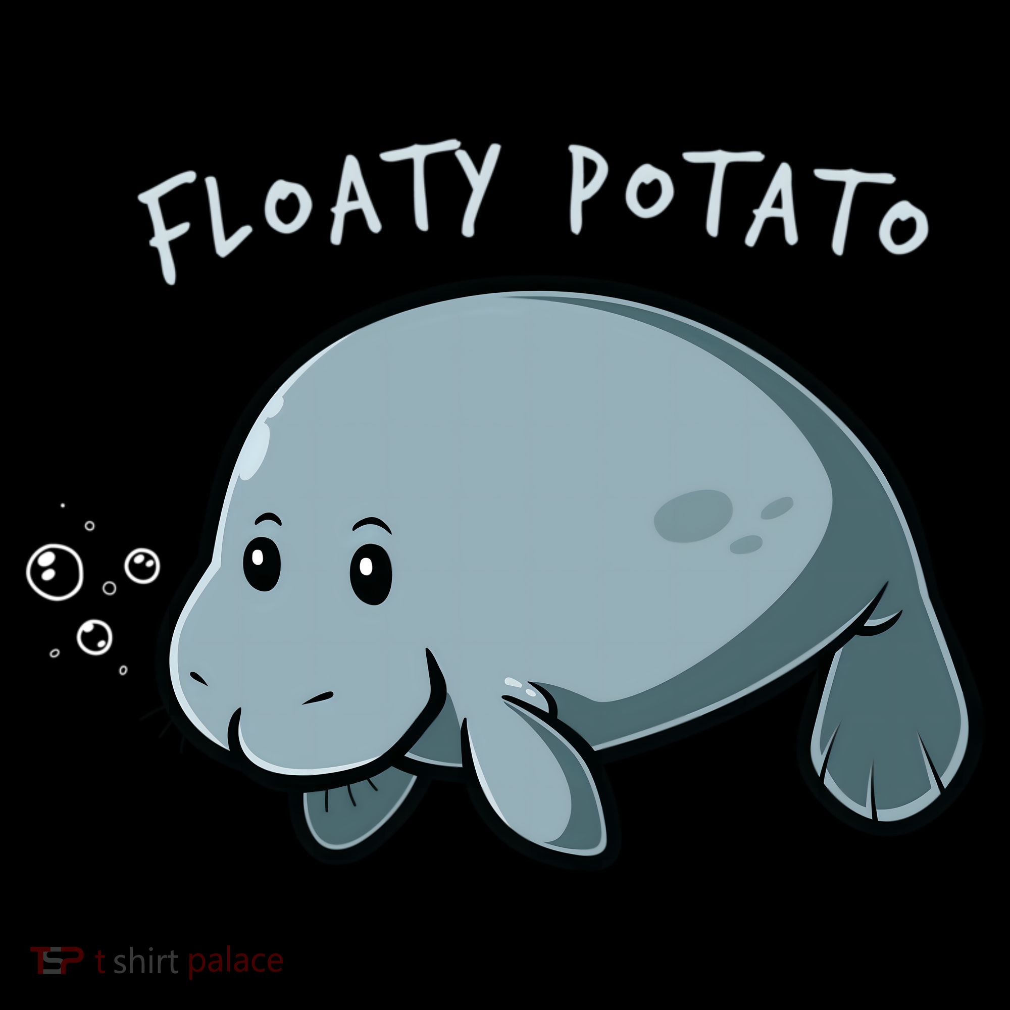 Floaty Potato Manatee Chubby Mermaid Funny Sea Cow Animal Coffee Mug